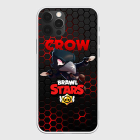 Чехол для iPhone 12 Pro с принтом BRAWL STARS CROW | ВОРОН в Кировске, силикон | область печати: задняя сторона чехла, без боковых панелей | bibi | brawl stars | crow | el brown | leon | leon shark | max | sally leon | shark | stars | акула | биби | ворон | леон