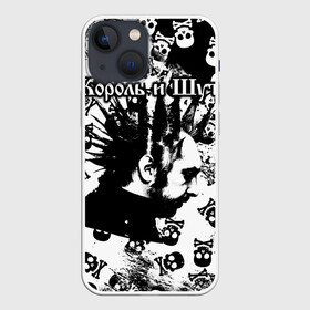 Чехол для iPhone 13 mini с принтом Король и Шут в Кировске,  |  | punk | rock | skull | киш | король | король и шут | михаил горшенев | панки | рок | русский рок | черепа | шут