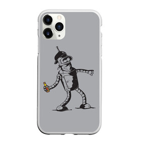 Чехол для iPhone 11 Pro Max матовый с принтом Futurama Bender Banksy в Кировске, Силикон |  | bender | express | fry | futurama | future | leela | philip | planet | turanga | zoidberg | бендер | будущее | джей | зойдберг | лила | родригес | сгибальщик | туранга | филип | фрай | футурама