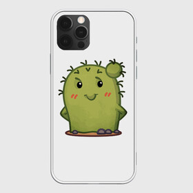 Чехол для iPhone 12 Pro с принтом кактус в Кировске, силикон | область печати: задняя сторона чехла, без боковых панелей | emoji рисунок | kaktus | кактус | кактусик | смайл | стикер | эмоджи