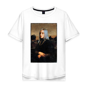 Мужская футболка хлопок Oversize с принтом Billie Eilish. Mona Lisa в Кировске, 100% хлопок | свободный крой, круглый ворот, “спинка” длиннее передней части | at | billie | don’t | eilish | electronic | eyes | me | music | ocean | pirate | smile | synthpop | usa | айлиш | билли | музыка | пайрэт | синти поп | сша | электронная | электропоп