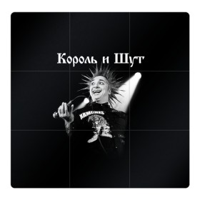 Магнитный плакат 3Х3 с принтом Король и Шут + Анархия (спина) в Кировске, Полимерный материал с магнитным слоем | 9 деталей размером 9*9 см | punk | rock | киш | король | король и шут | михаил горшенев | панки | рок | русский рок | шут