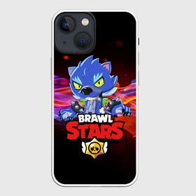 Чехол для iPhone 13 mini с принтом BRAWL STARS LEON в Кировске,  |  | brawl stars | crow | leon | leon shark | leon werewolf | sally leon | shark | stars | werewolf | акула | берли | ворон | леон | леон акула | оборотень | оборотень леон | спайк | эль примо