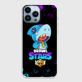 Чехол для iPhone 13 Pro Max с принтом BRAWL STARS LEON SHARK в Кировске,  |  | brawl stars | crow | leon | leon shark | leon werewolf | sally leon | shark | stars | werewolf | акула | берли | ворон | леон | леон акула | оборотень | оборотень леон | спайк | эль примо