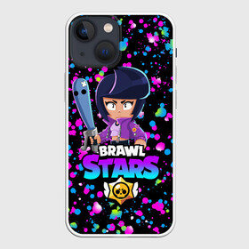 Чехол для iPhone 13 mini с принтом BRAWL STARS BIBI в Кировске,  |  | brawl stars | crow | leon | leon shark | leon werewolf | sally leon | shark | stars | werewolf | акула | берли | ворон | леон | леон акула | оборотень | оборотень леон | спайк | эль примо