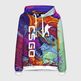 Мужская толстовка 3D с принтом CS GO HYPERBEAST | КС ГО ХАЙПЕРБИСТ в Кировске, 100% полиэстер | двухслойный капюшон со шнурком для регулировки, мягкие манжеты на рукавах и по низу толстовки, спереди карман-кенгуру с мягким внутренним слоем. | Тематика изображения на принте: astralis | awp | counter strike | cs go | cs go global offensive | cs:go | faze clan | hyper beast | team liquid | астралис | кс го | тим ликвид | фейз клан | хайпер бист