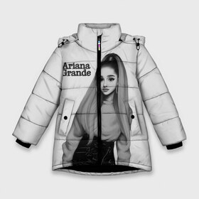 Зимняя куртка для девочек 3D с принтом Ariana Grande (Ариана Гранде) в Кировске, ткань верха — 100% полиэстер; подклад — 100% полиэстер, утеплитель — 100% полиэстер. | длина ниже бедра, удлиненная спинка, воротник стойка и отстегивающийся капюшон. Есть боковые карманы с листочкой на кнопках, утяжки по низу изделия и внутренний карман на молнии. 

Предусмотрены светоотражающий принт на спинке, радужный светоотражающий элемент на пуллере молнии и на резинке для утяжки. | Тематика изображения на принте: ariana grande | актриса | американская певица | ариана | ариана гранде | гранде | девушка | музыка | певица | песни | продюсер