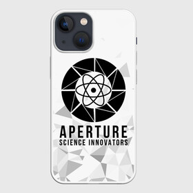 Чехол для iPhone 13 mini с принтом PORTAL в Кировске,  |  | Тематика изображения на принте: aperture laboratories | glados | portal | portal 2 | valve | гладос | портал | портал 2 | челл