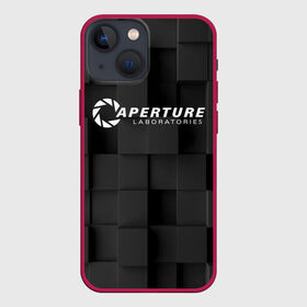 Чехол для iPhone 13 mini с принтом PORTAL в Кировске,  |  | aperture laboratories | glados | portal | portal 2 | valve | гладос | портал | портал 2 | челл