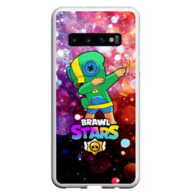 Чехол для Samsung Galaxy S10 с принтом Brawl Stars Leon Dab в Кировске, Силикон | Область печати: задняя сторона чехла, без боковых панелей | Тематика изображения на принте: brawl | computer | dab | dance | game | gesture | hero | leon | main | moba | stars | герой | главный | даб | драки | жест | звезды | игра | компьютерная | лев | моба | танец