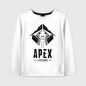 Детский лонгслив хлопок с принтом APEX LEGENDS CRYPTO в Кировске, 100% хлопок | круглый вырез горловины, полуприлегающий силуэт, длина до линии бедер | Тематика изображения на принте: apex | apex legends | legend | legends. | апекс игра | апекс легенд | апекс легендc