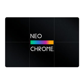 Магнитный плакат 3Х2 с принтом NEO CHROME в Кировске, Полимерный материал с магнитным слоем | 6 деталей размером 9*9 см | Тематика изображения на принте: rgb | контрастный | круг | металл | мудрость | мысль | надпись | палитра | радуга | радужный | символ | сфера | текст | фраза | цветной | яркий