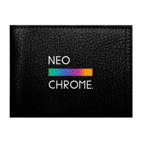 Обложка для студенческого билета с принтом NEO CHROME в Кировске, натуральная кожа | Размер: 11*8 см; Печать на всей внешней стороне | rgb | контрастный | круг | металл | мудрость | мысль | надпись | палитра | радуга | радужный | символ | сфера | текст | фраза | цветной | яркий