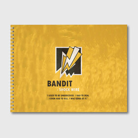 Альбом для рисования с принтом Bandit (R6s) в Кировске, 100% бумага
 | матовая бумага, плотность 200 мг. | Тематика изображения на принте: art | bandit | game | logo | rainbow | shooter | siege | six | ubisoft | арт | бандит | игра | игры | компьютерные | лого | оперативник | осада | персонаж | радуга 6 | шутер