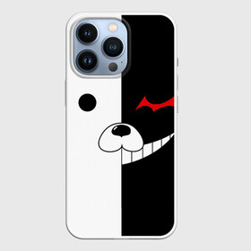 Чехол для iPhone 13 Pro с принтом Monokuma в Кировске,  |  | Тематика изображения на принте: anime | character | dangan ronpa | kawai | manga | аниме | анимэ | глаз | данганронпа | двухцветная | директор | злодей | из | изображение | кавай | крутой | лицо | манга | медведь | милый | мишка | на груди | необычный | нос