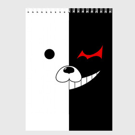 Скетчбук с принтом Monokuma в Кировске, 100% бумага
 | 48 листов, плотность листов — 100 г/м2, плотность картонной обложки — 250 г/м2. Листы скреплены сверху удобной пружинной спиралью | anime | character | dangan ronpa | kawai | manga | аниме | анимэ | глаз | данганронпа | двухцветная | директор | злодей | из | изображение | кавай | крутой | лицо | манга | медведь | милый | мишка | на груди | необычный | нос