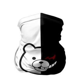 Бандана-труба 3D с принтом _Monokuma_ в Кировске, 100% полиэстер, ткань с особыми свойствами — Activecool | плотность 150‒180 г/м2; хорошо тянется, но сохраняет форму | anime | character | dangan ronpa | kawai | manga | аниме | анимэ | глаз | данганронпа | двухцветная | директор | злодей | из | изображение | кавай | крутой | лицо | манга | медведь | милый | мишка | на груди | необычный | нос