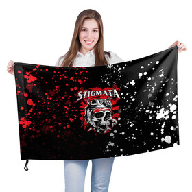 Флаг 3D с принтом Stigmata | Стигмата (Z) в Кировске, 100% полиэстер | плотность ткани — 95 г/м2, размер — 67 х 109 см. Принт наносится с одной стороны | music | rock | stigmata | альтернатива | музыка | рок | стигмата | тарас уманскии