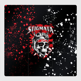 Магнитный плакат 3Х3 с принтом Stigmata | Стигмата (Z) в Кировске, Полимерный материал с магнитным слоем | 9 деталей размером 9*9 см | music | rock | stigmata | альтернатива | музыка | рок | стигмата | тарас уманскии
