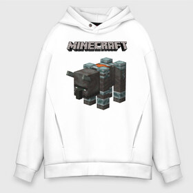 Мужское худи Oversize хлопок с принтом Minecraft в Кировске, френч-терри — 70% хлопок, 30% полиэстер. Мягкий теплый начес внутри —100% хлопок | боковые карманы, эластичные манжеты и нижняя кромка, капюшон на магнитной кнопке | ender dragon | enderman | minecraft | phantom | the end | the nether | the overworld | wither | визера | майнкрафт | незер | ремесло | шахта добывать | энд | эндер дракон