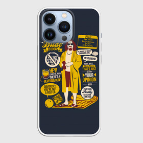 Чехол для iPhone 13 Pro с принтом Джеффри в Кировске,  |  | Тематика изображения на принте: dude | film | бриджес | герой | джефф | джеффри | дюдя | комедия | лебовски | персонаж | фильм | чувак