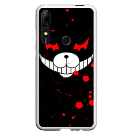 Чехол для Honor P Smart Z с принтом MONOKUMA в Кировске, Силикон | Область печати: задняя сторона чехла, без боковых панелей | Тематика изображения на принте: anime | bear | black  white | danganronpa | kurokuma | monodam | monokuma | monomi | monotaro | rabbit | school | shirokuma | аниме | главарь | мoноми | монокума | черно белый | школа