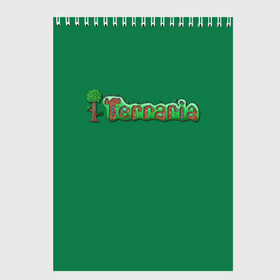 Скетчбук с принтом Terraria в Кировске, 100% бумага
 | 48 листов, плотность листов — 100 г/м2, плотность картонной обложки — 250 г/м2. Листы скреплены сверху удобной пружинной спиралью | 8 | bit | boss | bosses | game | lord | minecraft | moon | pixel | terraria | the | игра | майнкрафт | пиксели | пиксель | тераррия