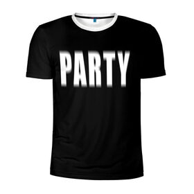 Мужская футболка 3D спортивная с принтом Hard PARTY в Кировске, 100% полиэстер с улучшенными характеристиками | приталенный силуэт, круглая горловина, широкие плечи, сужается к линии бедра | hard party | party | pati | вечеринка | как у томби | пати | хард пати | что было дальше
