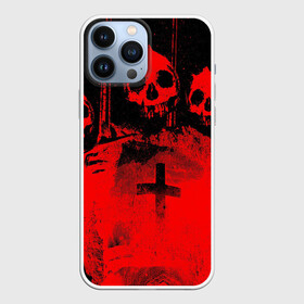 Чехол для iPhone 13 Pro Max с принтом Анархия в Кировске,  |  | Тематика изображения на принте: 666 | анархия | зло | крест | тьма | черепа