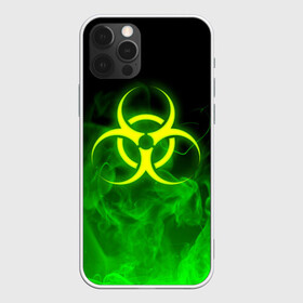 Чехол для iPhone 12 Pro с принтом BIOHAZARD в Кировске, силикон | область печати: задняя сторона чехла, без боковых панелей | biohazard | radiation | re | re3 | residenr evil | toxic | virusвирус | world war z | биохазард | обитель зла | радиация | токсик | эпидемия