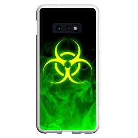 Чехол для Samsung S10E с принтом BIOHAZARD в Кировске, Силикон | Область печати: задняя сторона чехла, без боковых панелей | biohazard | radiation | re | re3 | residenr evil | toxic | virusвирус | world war z | биохазард | обитель зла | радиация | токсик | эпидемия