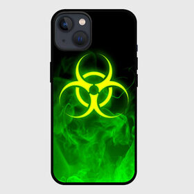 Чехол для iPhone 13 с принтом BIOHAZARD в Кировске,  |  | biohazard | radiation | re | re3 | residenr evil | toxic | virusвирус | world war z | биохазард | обитель зла | радиация | токсик | эпидемия