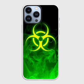 Чехол для iPhone 13 Pro Max с принтом BIOHAZARD в Кировске,  |  | Тематика изображения на принте: biohazard | radiation | re | re3 | residenr evil | toxic | virusвирус | world war z | биохазард | обитель зла | радиация | токсик | эпидемия