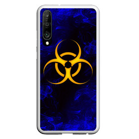 Чехол для Honor P30 с принтом BIOHAZARD в Кировске, Силикон | Область печати: задняя сторона чехла, без боковых панелей | Тематика изображения на принте: biohazard | radiation | re | re3 | residenr evil | toxic | virusвирус | world war z | биохазард | обитель зла | радиация | токсик | эпидемия