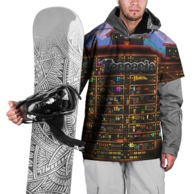 Накидка на куртку 3D с принтом TERRARIA в Кировске, 100% полиэстер |  | Тематика изображения на принте: game | pixel | terraria | игра | пиксель | террариа