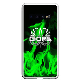 Чехол для Samsung Galaxy S10 с принтом C-OPS(CRITICAL OPS) в Кировске, Силикон | Область печати: задняя сторона чехла, без боковых панелей | Тематика изображения на принте: action | mobile game | спецназ | шутер