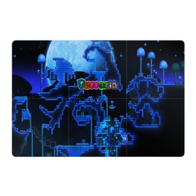 Магнитный плакат 3Х2 с принтом Terraria в Кировске, Полимерный материал с магнитным слоем | 6 деталей размером 9*9 см | game | pixel | terraria | игра | пиксель | террариа