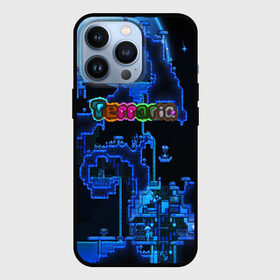 Чехол для iPhone 13 Pro с принтом Terraria в Кировске,  |  | game | pixel | terraria | игра | пиксель | террариа