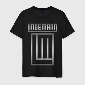 Мужская футболка хлопок с принтом LINDEMANN в Кировске, 100% хлопок | прямой крой, круглый вырез горловины, длина до линии бедер, слегка спущенное плечо. | lindemann | lm | rock | кристиан лоренц | линдеманн | лм | музыка | рок | тилль линдеманн