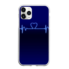 Чехол для iPhone 11 Pro матовый с принтом Кардиограмма про любовь в Кировске, Силикон |  | 14 февраля | 8 марта | валентинов день | влюблен | влюбленность | влюбленные | вместе навсегда | девичник | девушке | день вл | для жены | здоровье | кардиограмма | любимая | любимый | люблю