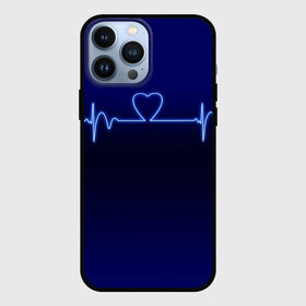Чехол для iPhone 13 Pro Max с принтом Кардиограмма про любовь в Кировске,  |  | 14 февраля | 8 марта | валентинов день | влюблен | влюбленность | влюбленные | вместе навсегда | девичник | девушке | день вл | для жены | здоровье | кардиограмма | любимая | любимый | люблю