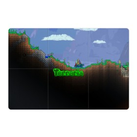 Магнитный плакат 3Х2 с принтом terraria game в Кировске, Полимерный материал с магнитным слоем | 6 деталей размером 9*9 см | Тематика изображения на принте: game | pixel | terraria | игра | пиксель | террариа