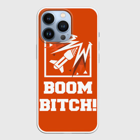 Чехол для iPhone 13 Pro с принтом Boom Bitch в Кировске,  |  | Тематика изображения на принте: ace | diamond | epic | fails | funny | gameplay | mozzie | pro league | pvp | r6 | r6s | random | update | герой | дым | огонь | осада | пламя | радуга | снайпер | сражения | туман | шутер