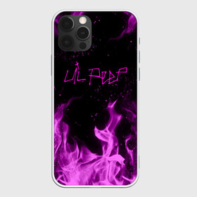 Чехол для iPhone 12 Pro Max с принтом LIL PEEP FIRE в Кировске, Силикон |  | lil peep | lil prince | pink | зарубежная музыка | лил пип | маленький принц