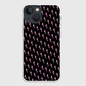 Чехол для iPhone 13 mini с принтом LiL PEEP Pattern в Кировске,  |  | lil peep | lil prince | pink | зарубежная музыка | лил пип | маленький принц