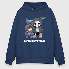 Мужское худи Oversize хлопок с принтом UNDERTALE в Кировске, френч-терри — 70% хлопок, 30% полиэстер. Мягкий теплый начес внутри —100% хлопок | боковые карманы, эластичные манжеты и нижняя кромка, капюшон на магнитной кнопке | asriel dreemurr | chara | frisk | gaster blaster | sans | undertale | азриэль дримурр | андертейл | андрайн | гастер | меттатон | санс | фриск | чара