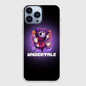 Чехол для iPhone 13 Pro Max с принтом UNDERTALE в Кировске,  |  | Тематика изображения на принте: asriel dreemurr | chara | frisk | gaster blaster | sans | undertale | азриэль дримурр | андертейл | андрайн | гастер | меттатон | санс | фриск | чара