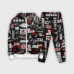 Детский костюм 3D с принтом MICHAEL JORDAN LOGOBOMBING в Кировске,  |  | 23 | bulls | chicago bulls | jordan | logo | michael jordan | nba | paris saint germain | psg | red | sport | быки | джордан | лого | майкл джордан | псж | спорт | чикаго буллс