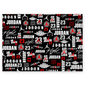 Поздравительная открытка с принтом MICHAEL JORDAN LOGOBOMBING в Кировске, 100% бумага | плотность бумаги 280 г/м2, матовая, на обратной стороне линовка и место для марки
 | Тематика изображения на принте: 23 | bulls | chicago bulls | jordan | logo | michael jordan | nba | paris saint germain | psg | red | sport | быки | джордан | лого | майкл джордан | псж | спорт | чикаго буллс
