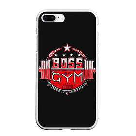 Чехол для iPhone 7Plus/8 Plus матовый с принтом Boss of GYM (акварель) в Кировске, Силикон | Область печати: задняя сторона чехла, без боковых панелей | aniki | aquarell | art | billy | billy herrington | gachi | gachimuchi | van | акварель | аники | арт | вэн | гачи | гачибасс | гачимучи